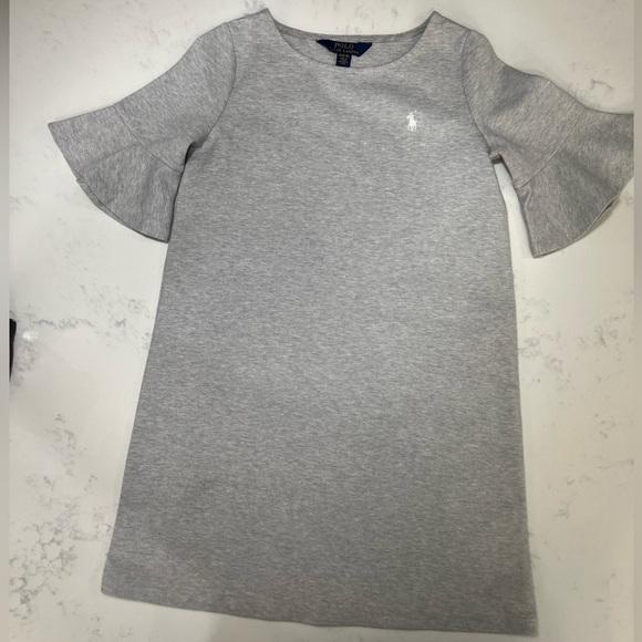 Ralph Lauren Gray Sheath Dress with Bell Sleeves - Picture 4 of 11